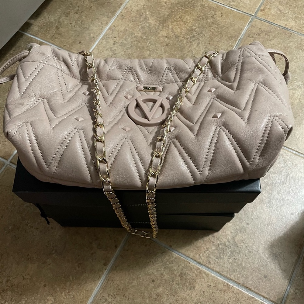 SOLD!!! Mario Valentino studded leather Cara Mini Drawstring Crossbody